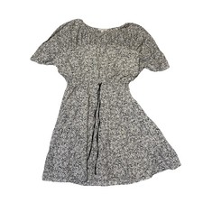 Loft Women's Dress Size Medium With Flutter Sleeves And Tie Cinch Waistline