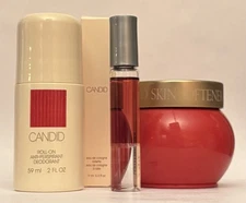 Avon Candid cologne rollette with perfumed skin softener + deodorant