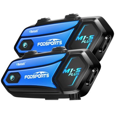 2M1-S Plus Motorcycle Bluetooth Headset | 10-Rider Intercom Communication System