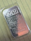 Vintage JM Johnson Matthey 1 Troy Oz. Fine Silver Bar Serial Number B643828