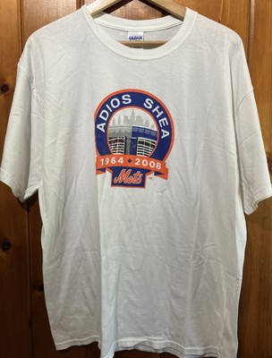 New 2008 NY New York Mets Final Season T Shirt Launch Adios Shea Stadium XL New