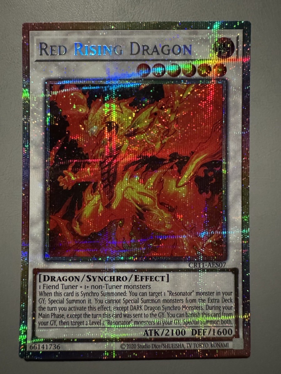 夢幻エナジー540 YUGIOH RED RISING DRAGON ASIA ENGLISH EDITION CR11-AES07 PSER (1ST