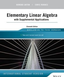 Elementary Linear Algebra With Supplemental Applica... | Buch | Zustand sehr gut