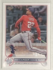 2022 Topps Update Series #US68 Juan Soto 100 Career Home Runs Checklist