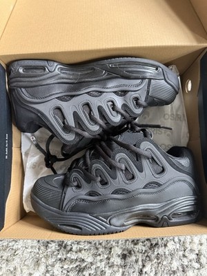 Osiris D3 2001 Triple Black Size 11 Y2K Skate Shoes With Box