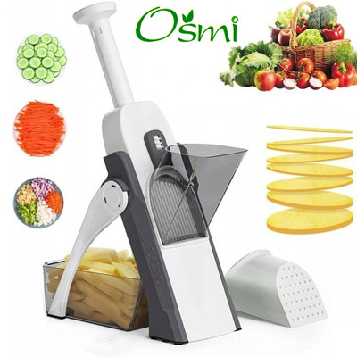 Gemüseschneider Gemüsehobel Mandoline Slicer Zwiebelschneider Kartoffelschneider