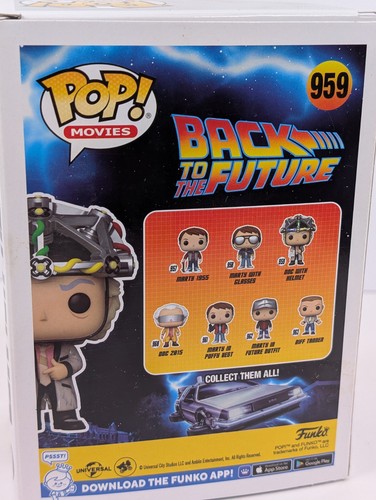 Funko POP Movie: Ritorno al Futuro-Doc con Casco Giocattolo da Collezione, Multicolore - Foto 4 di 5
