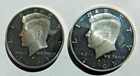 2004 S & 2005 S Proof Kennedy Half Dollar 90% Silver Coins United States Mint