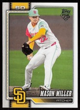 2026 Topps Series 1 Celebration Mason Miller #179 San Diego Padres