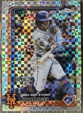 2025 Topps Chrome Update Luisangel Acuña Debut X-Fractor RC - New York Mets