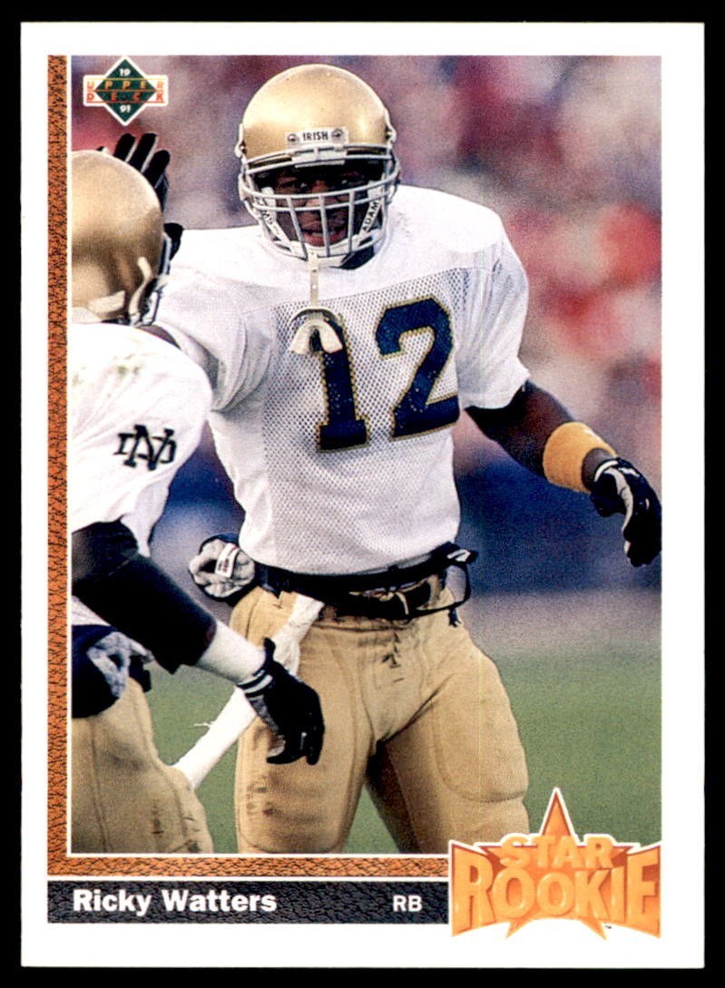 1991 Upper Deck - Ricky Watters #9 (RC)