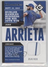 2017 Panini Chronicles Swatches 354/499 Jake Arrieta #CS-JA 2u3
