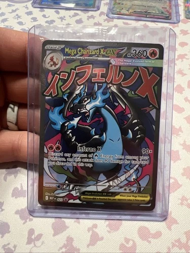 Mega Charizard x EX MEP en 023 black star promo