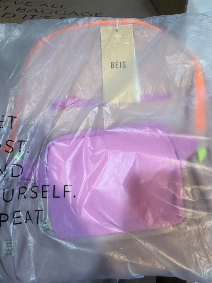 BEIS Mini Roller Atlas Pink. Brand New. Kids Backpack Atlas Pink. New - Image 2 of 4