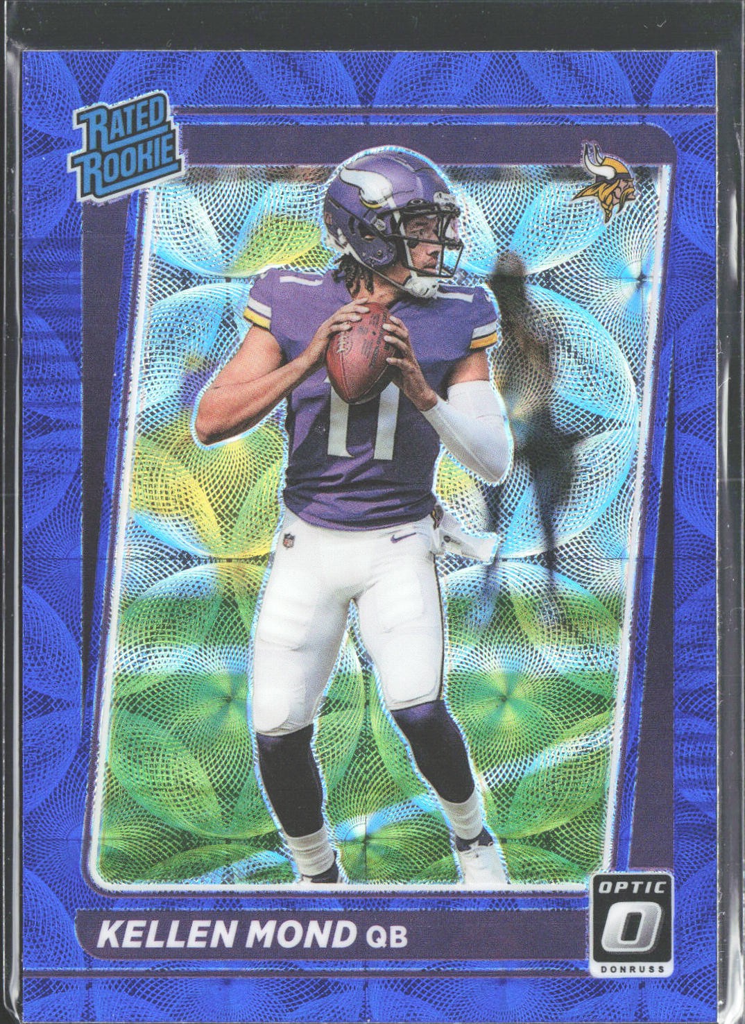 2021 Donruss Optic #221 Kellen Mond Blue Scope