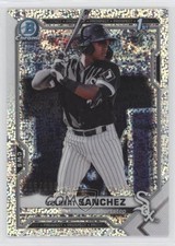 2021 Bowman Chrome Prospects Speckle Refractor /299 Yolbert Sanchez #BCP-40 09br