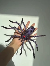 Halloween Spider Oddities Curiosities Art Doll Large Fuzzy Cosplay Prop