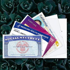 6 Pack Social Security Card Protector Sleeves/New Medicare Card Protector Sleeve