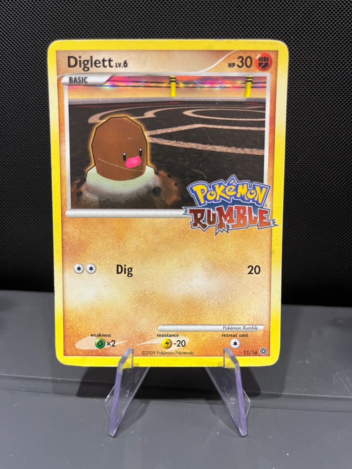 Diglett 11/16 Pokemon Rumble 2009 MP