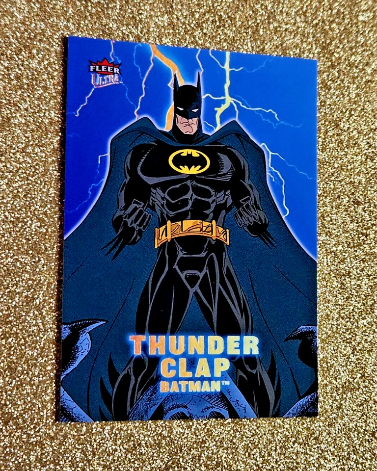 2025 Upper Deck DC Comics Fleer Metal Thunder Clap Batman CDD Exclusive #11 💥💥 - Image 4 of 4