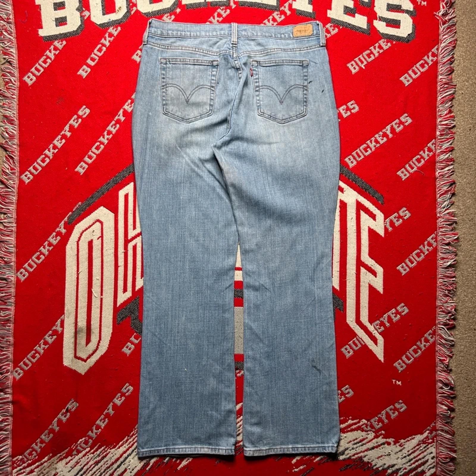 Vintage Levi’s 515 Light Blue Women’s Bootcut Jeans | 34W 30L image 5