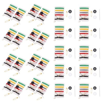  100 Packs Hotelbedarf Überlebensnähset Komplettes Nähkit Kompaktes