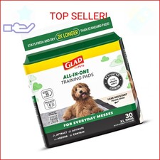 Glad for Pets Extra Large Charcoal Dog Training Pads - Absorbent Disposable Pee