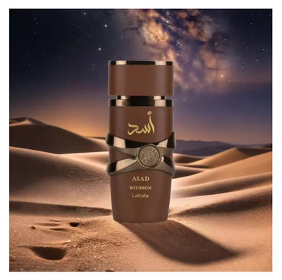 Lattafa Asad Bourbon Eau De Parfum 3.4oz 100ml Unisex New Sealed Box