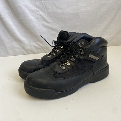 Timberland Men's Field Boot Waterproof Black A17KY Size 9.5