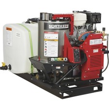 Northstar Hot Water Pressure Washer Skid With Wet Steam 3000 Psi 4 Gpm Honda