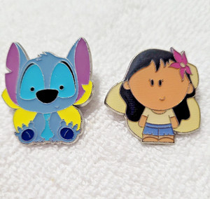 DISNEY Pin ONE FAMILY Limited Edition of 750 Stitch & Lilo Pin Set 2022