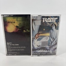 LOT OF 2 RATT CASSETTES -Out Of The Cellar, Reach For The Sky