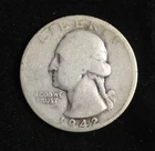 1942-S  25c Washington SILVER Quarter