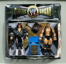 wwe deluxe classic superstars bret hart vs steve austin wrestling figures