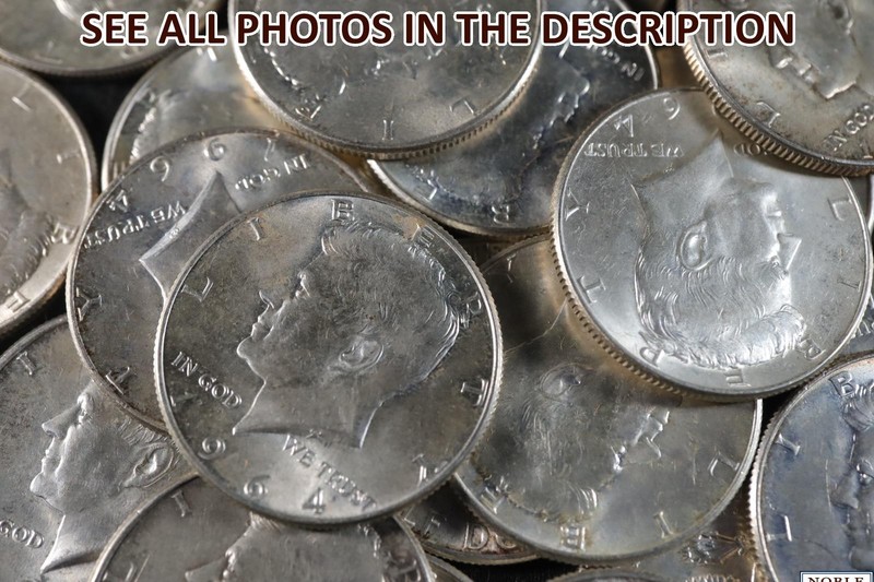 NobleSpirit(TSC) Valuable $10 Face Value (Half Dollars) SILVER (90%) From (1964)