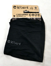 Le Bent Black LE Lightweight Neckwarmer Bamboo Merino Wool Blend New