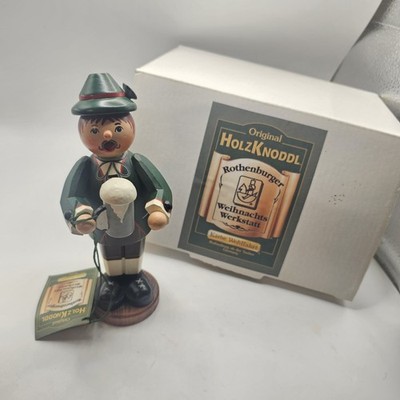 Kathe Wohlfahrt Holzknoddl German Incense Smoker New Box Octoberfest Beer 