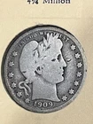 1909 Barber Quarter