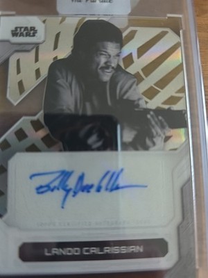 2024 Star Wars High Tek Lando Calrissian Billy Dee Williams Black And White Auto