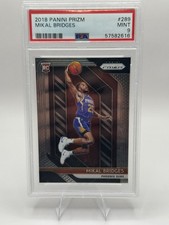 Panini 2018-19 Prizm Rookie Mikal Bridges #289 PSA 9 Phoenix Suns Basketball