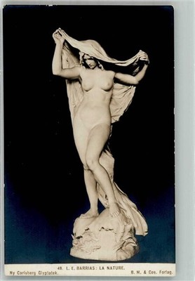 38182231 - La Nature v. L.E. Barrias Skulptur (Erotik)