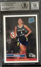 Jacy Sheldon 2024 Signed Panini Instant WNBA Donruss Rated Rookie Retro RRR-7