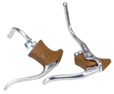 Dia-Compe 165EX Road Bike Drop Bar Bicycle Brake Levers Lever Set - SILVER with