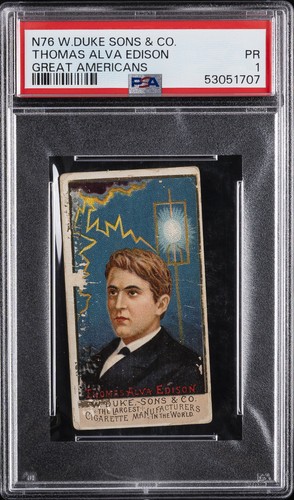 1888 N76 Duke #9 Thomas Alva Edison