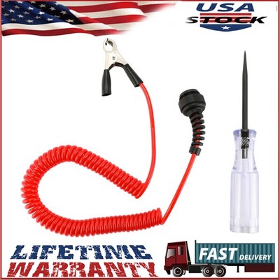 Circuit Tester Probe Light Voltage Pen Detector 3-48V Electric Car Fuse Test US
