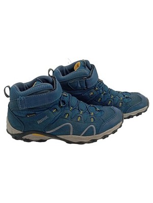 Meindl Kinder Outdoorschuhe Wanderschuhe Gr. 36 Blau Gore-Tex Klettverschluss