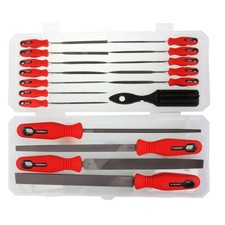 Plg2Sup 17PCs Metal File Set, Metal Files for Steel, GCr15 12 Needle Files an...