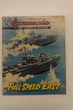 COMMANDO COMIC WAR STORIES IN PICTURES No.1080 FULL SPEED EAST 1976 GN4994