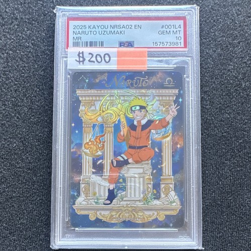 Kayou 2025 Kayou Naruto Naruto Uzumaki MR Non-Sport Trading Card English PSA 10