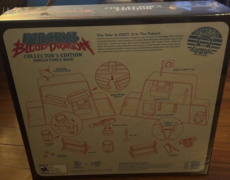 LIMITED RUN #558 Far Cry 3: Blood Dragon COLLECTOR’S ED. Box Set (PS4), SEALED - Image 4 of 4